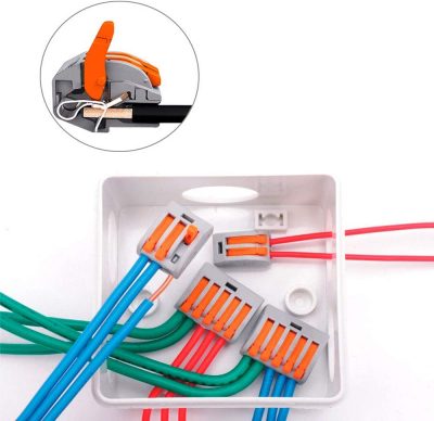 conectores wago para conexiones electricas