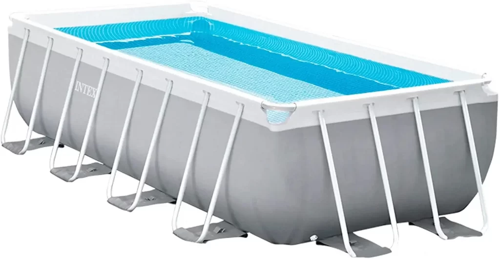 piscina grande rectangular desmontable